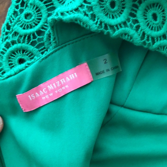 Isaac Mizrahi Kelly Green Dress size 2 - Picture 4 of 4